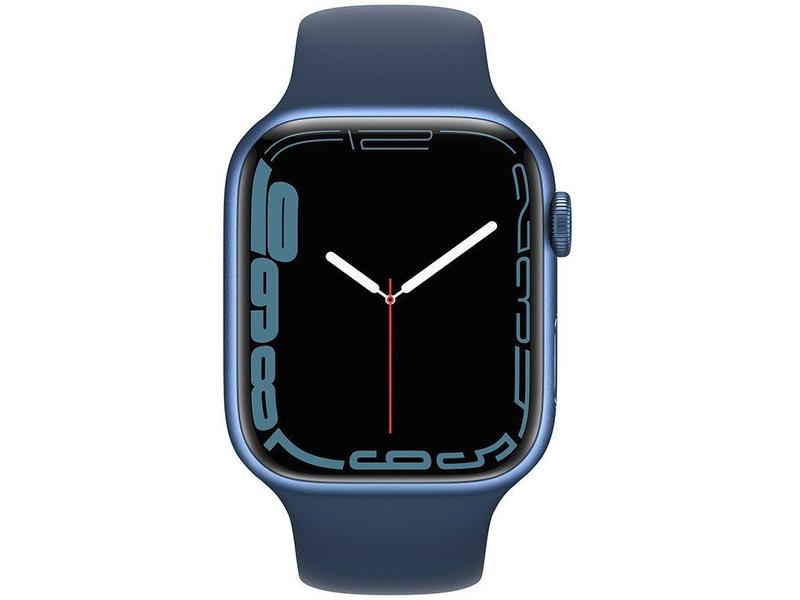 Apple Watch Series 7 45mm GPS + Cellular Azul - Alumínio Pulseira